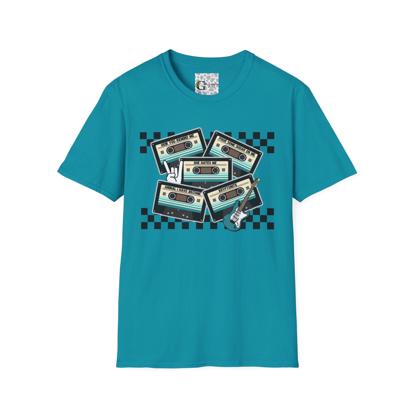 Custom Retro Rock Cassette T-Shirt