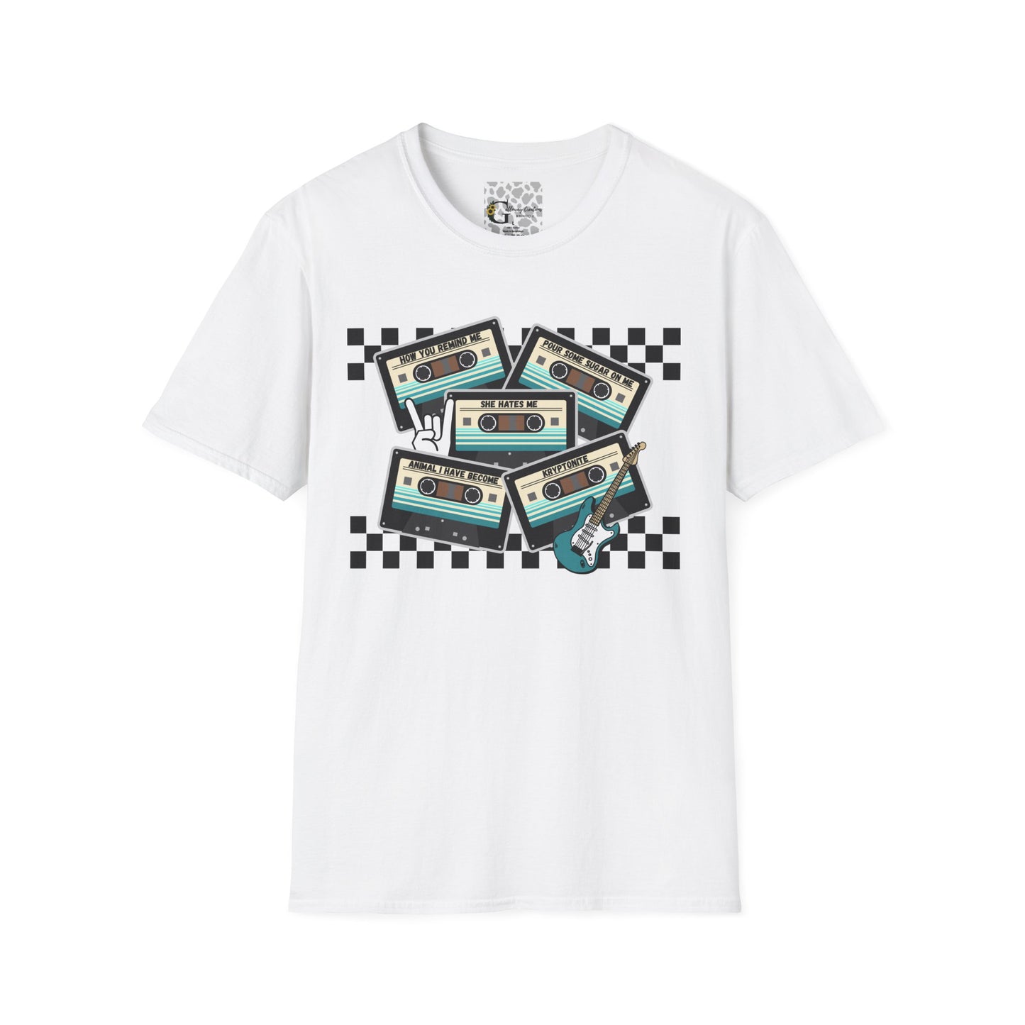 Custom Retro Rock Cassette T-Shirt