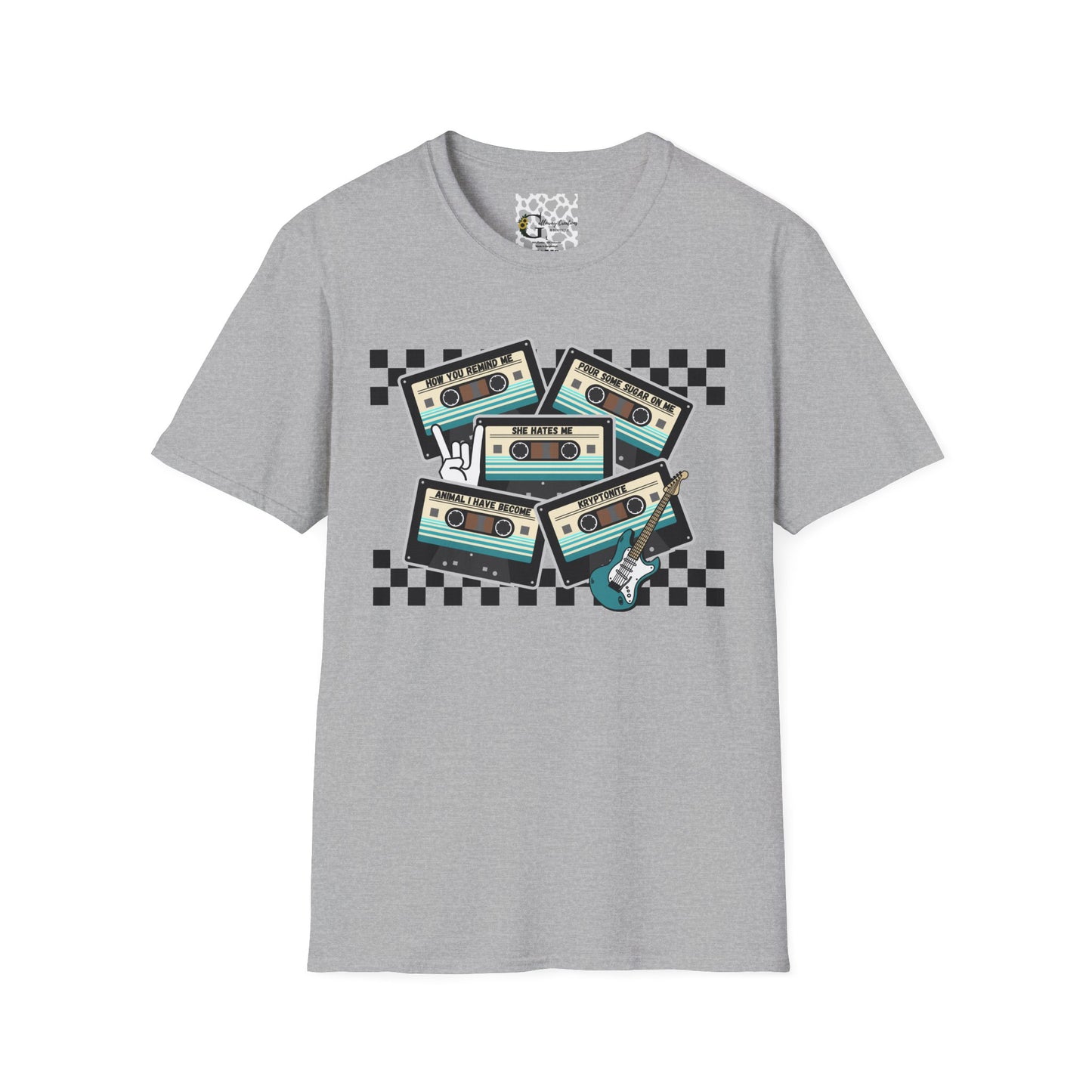 Custom Retro Rock Cassette T-Shirt