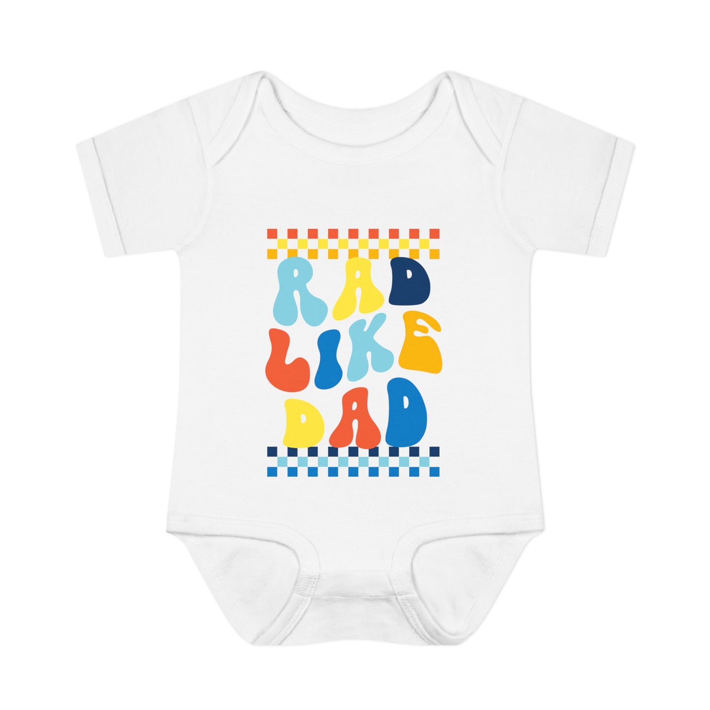 Rad Like Dad Baby Onesie