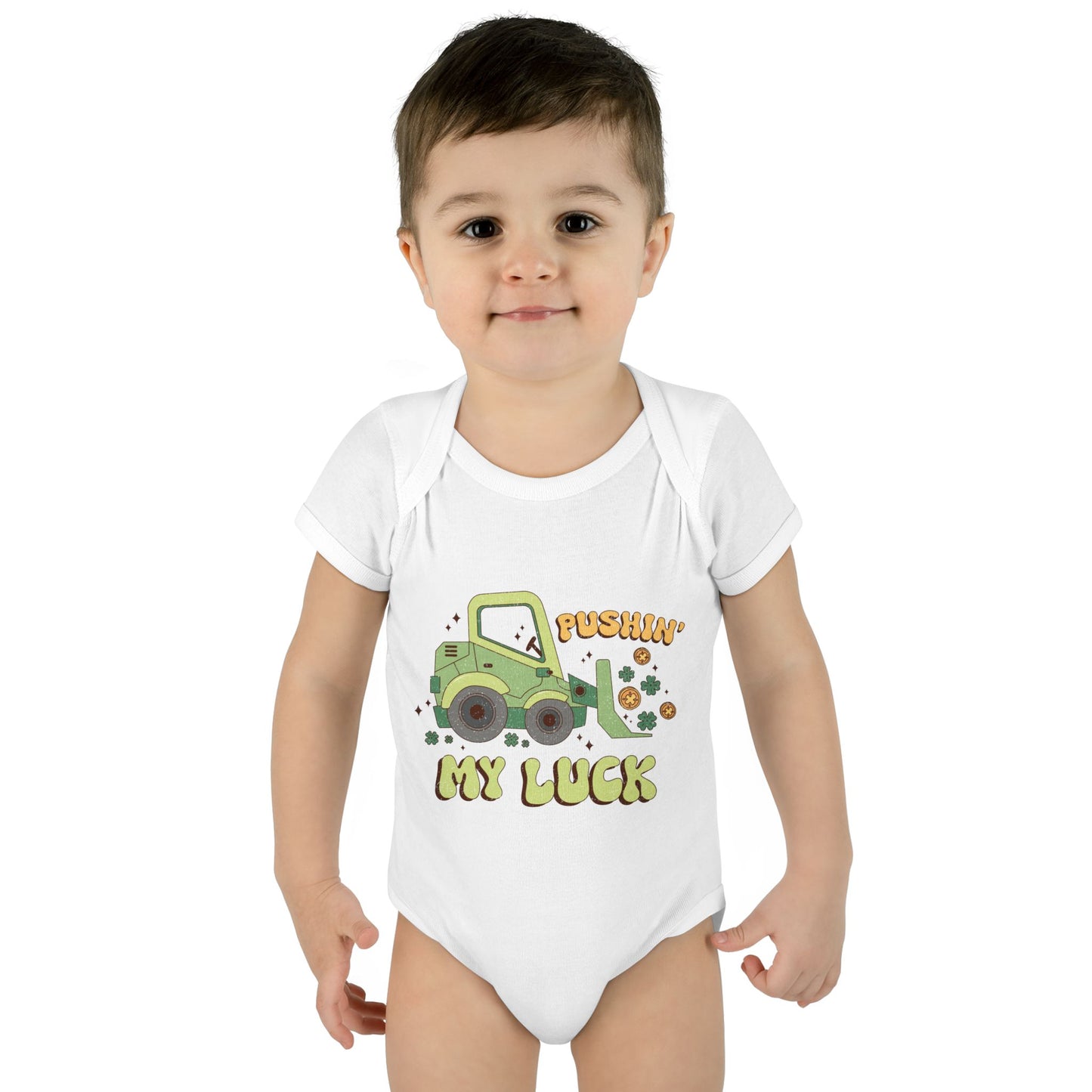 "Pushin' My Luck" Baby Onesie
