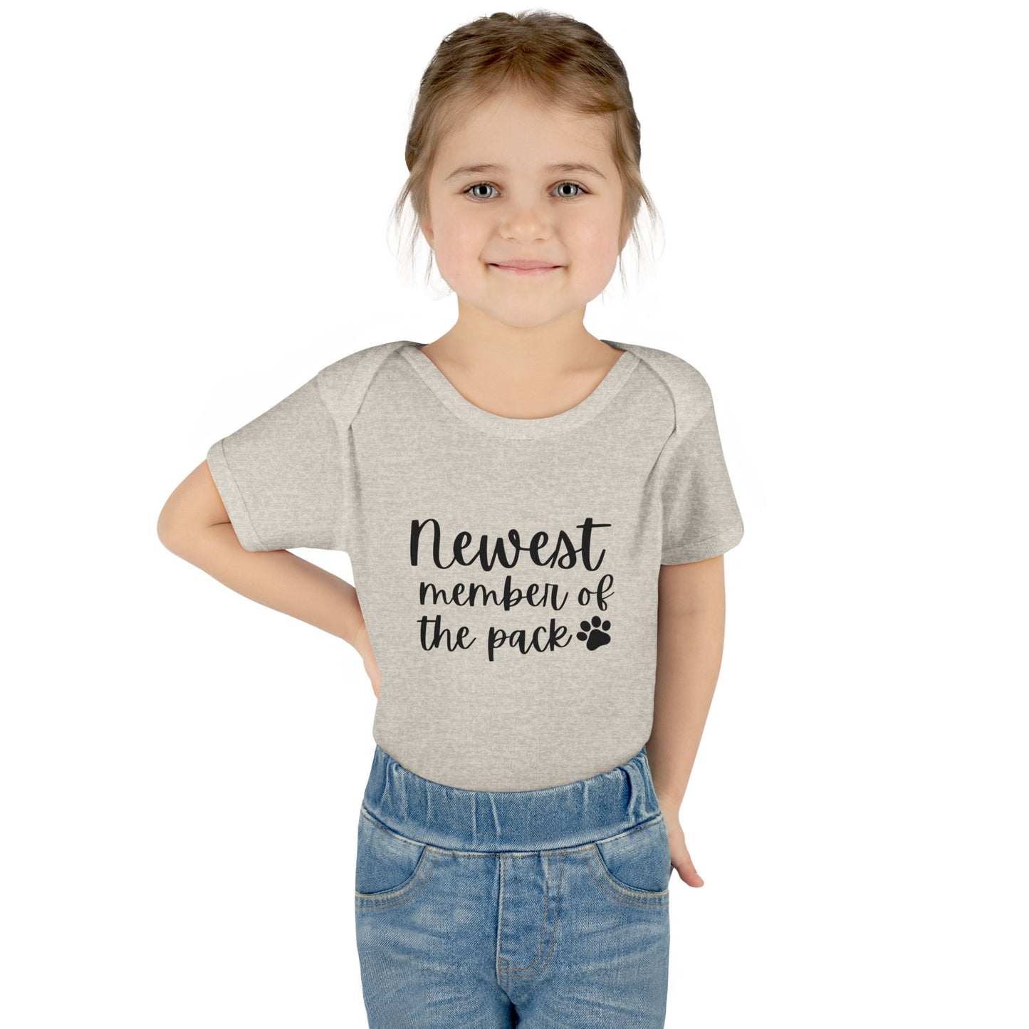 "Newest Member of the Pack" Baby Onesie