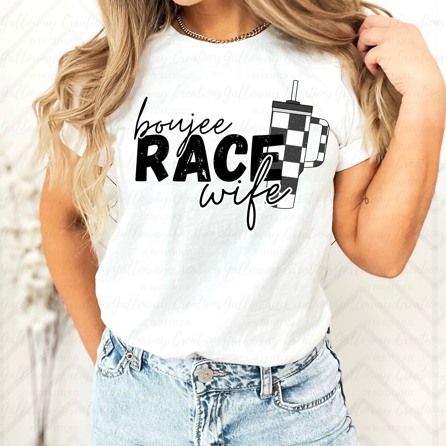 Boujee Race Wife T-Shirt