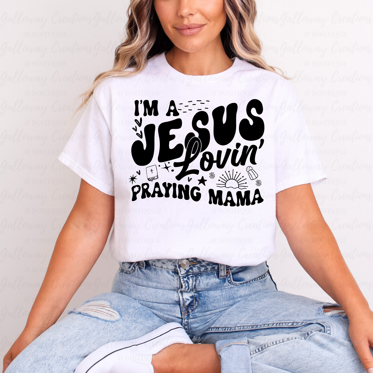 'I'm a Jesus Lovin' Praying Mama' T- Shirt