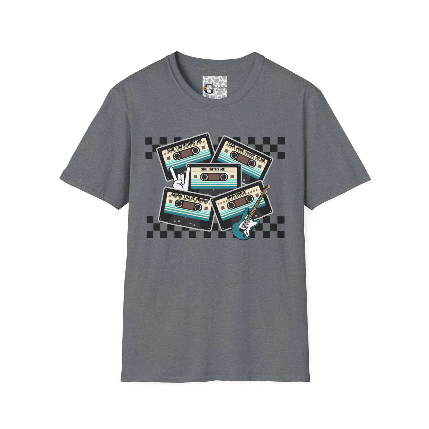 Custom Retro Rock Cassette T-Shirt
