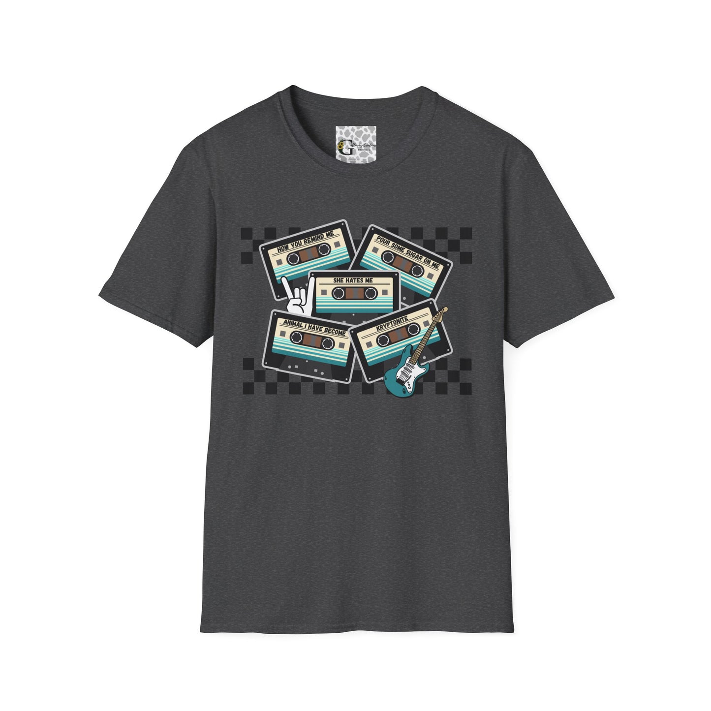 Custom Retro Rock Cassette T-Shirt
