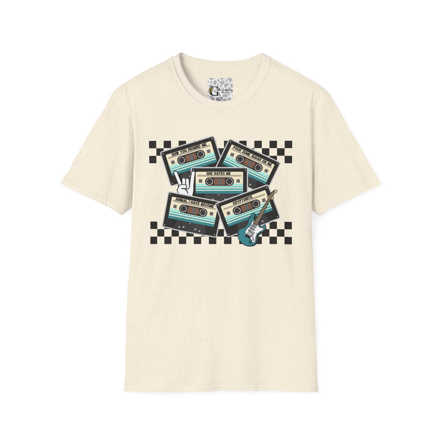 Custom Retro Rock Cassette T-Shirt