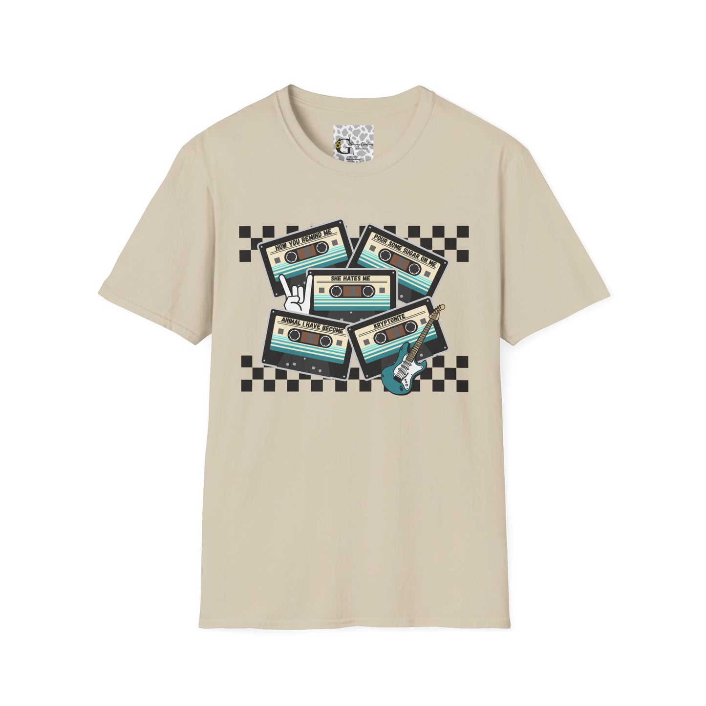 Custom Retro Rock Cassette T-Shirt