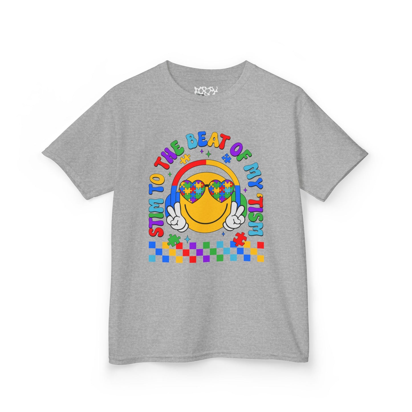 "Stim to the Beat of My tism" Kids Autism Awareness T-Shirt