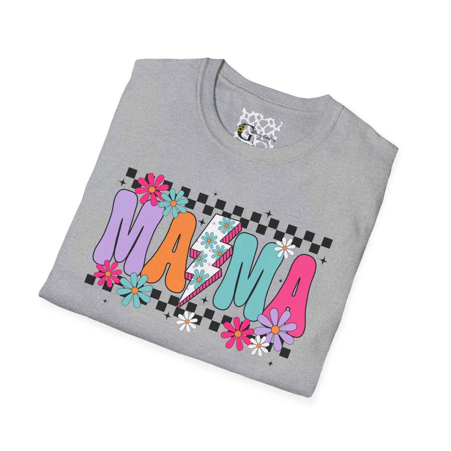 Vibrant 'Mama' Floral T-Shirt