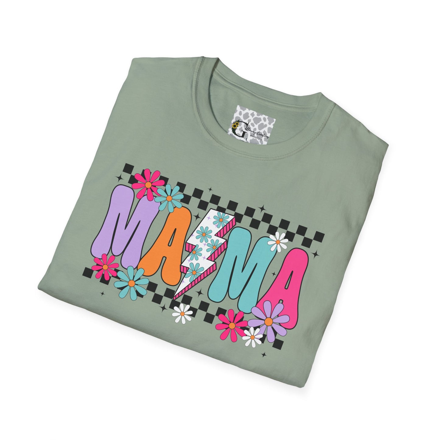 Vibrant 'Mama' Floral T-Shirt