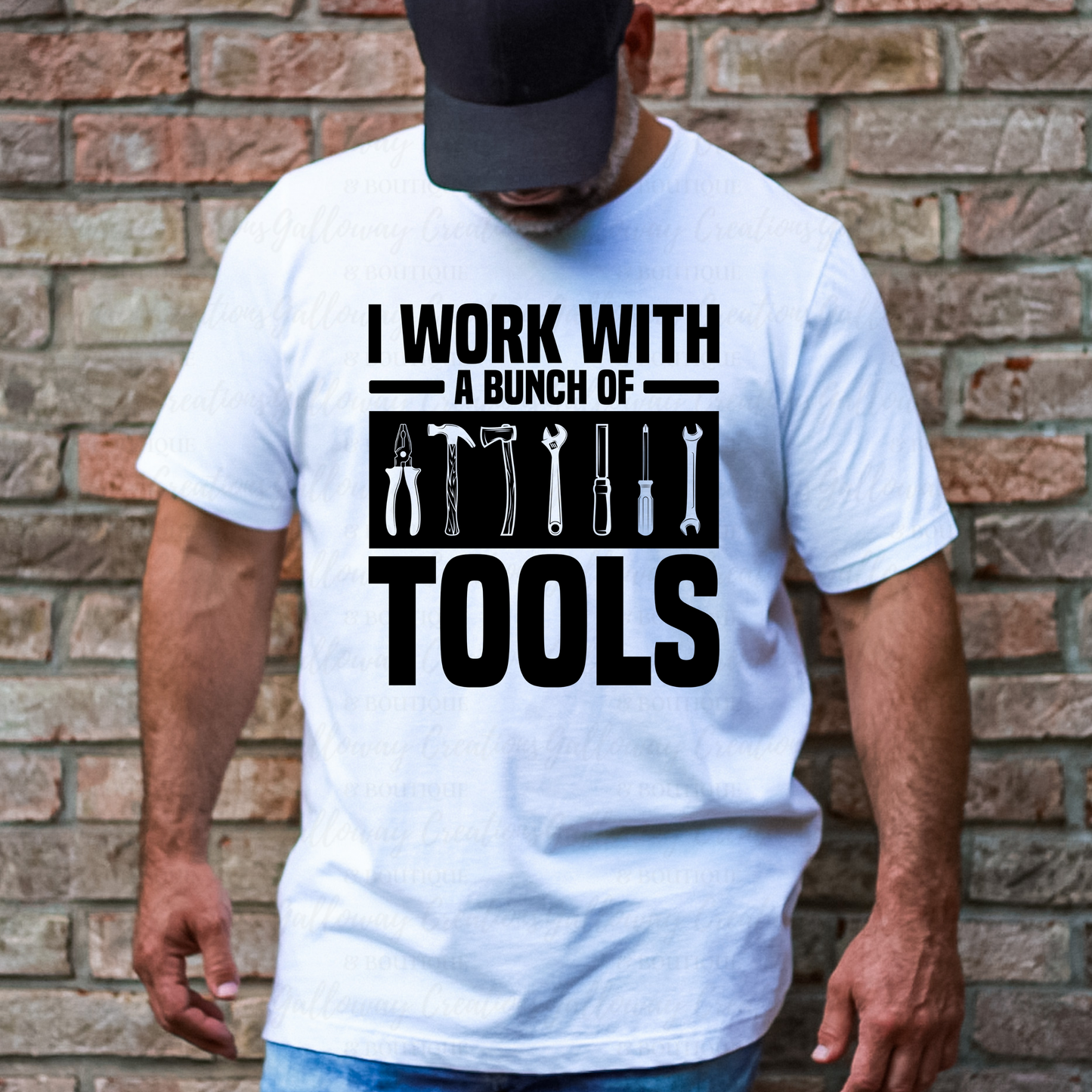 "I Work with a Bunch of Tools" T-Shirt