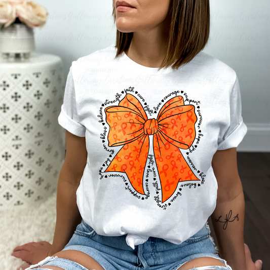 Multiple Sclerosis Awareness Bow Design