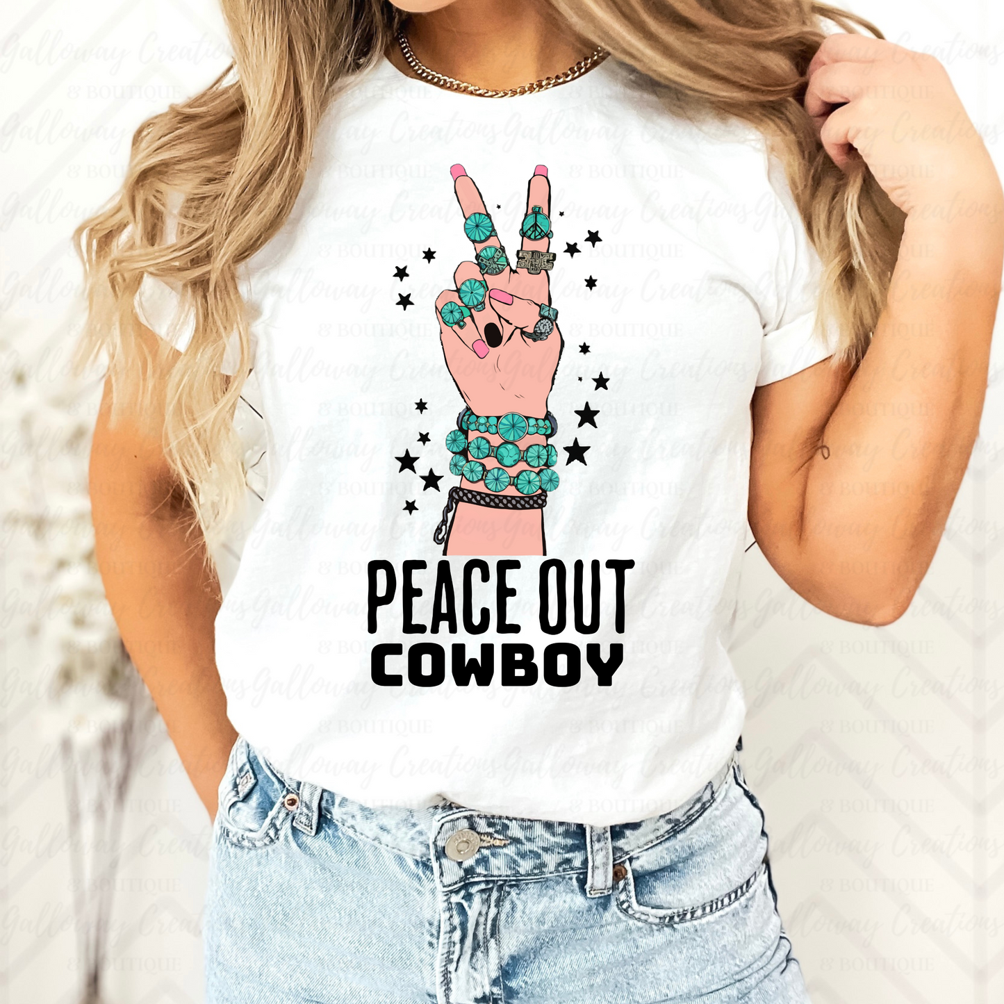 Peace Out Cowboy T-Shirt