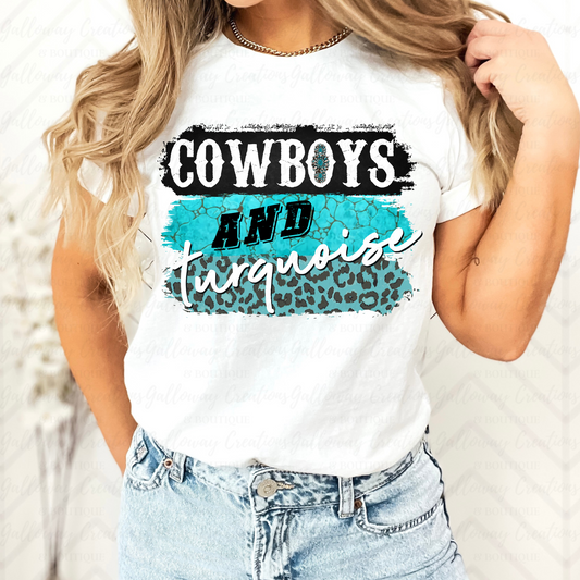 Cowboys and Turquoise T-Shirt