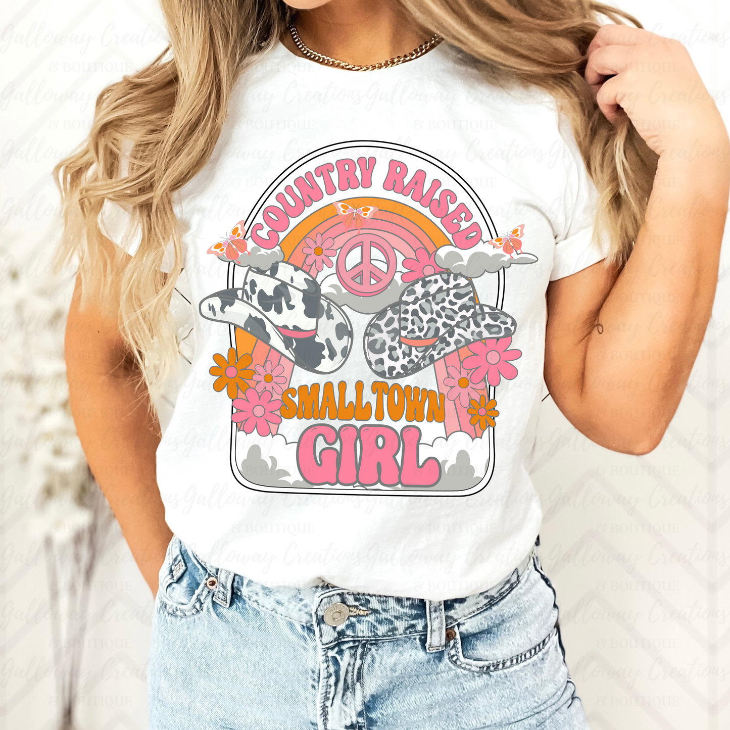 Country Raised Small Town Girl T-Shirt