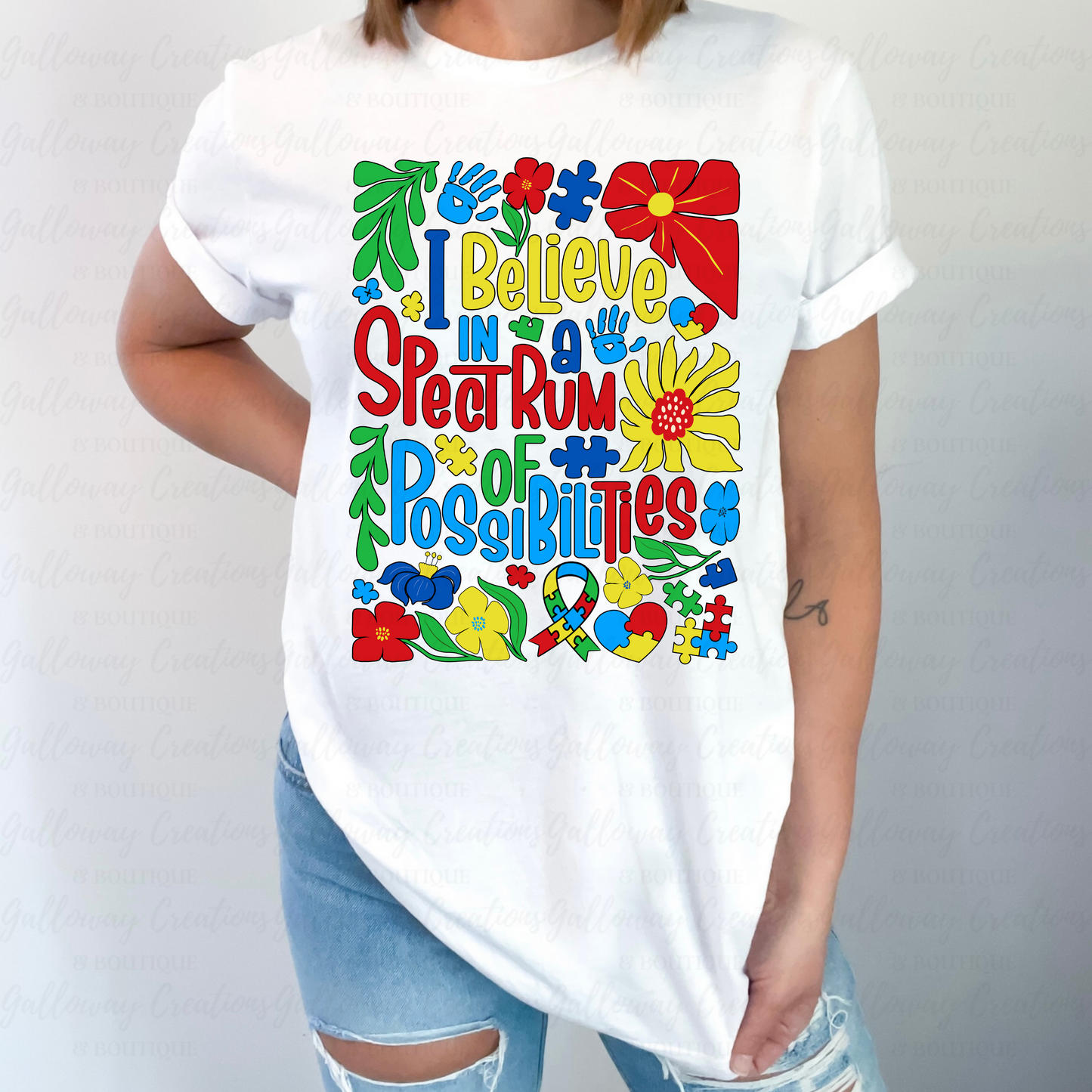 Spectrum of Possibilities Autism Awareness T-Shirt