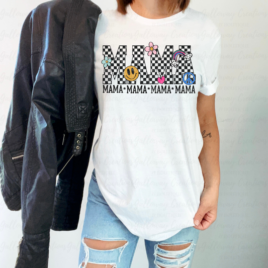 Checkered Mama T-Shirt