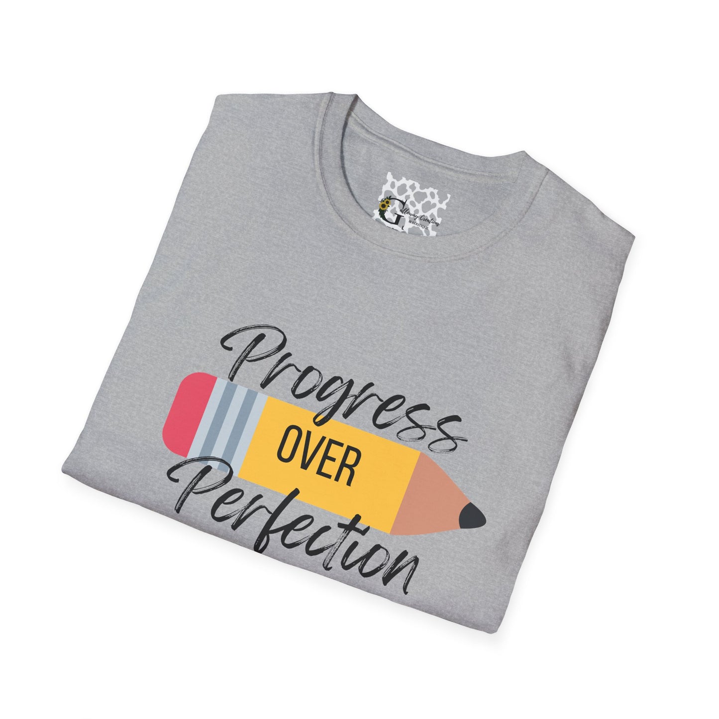 Progress Over Perfection Teacher T-Shirt