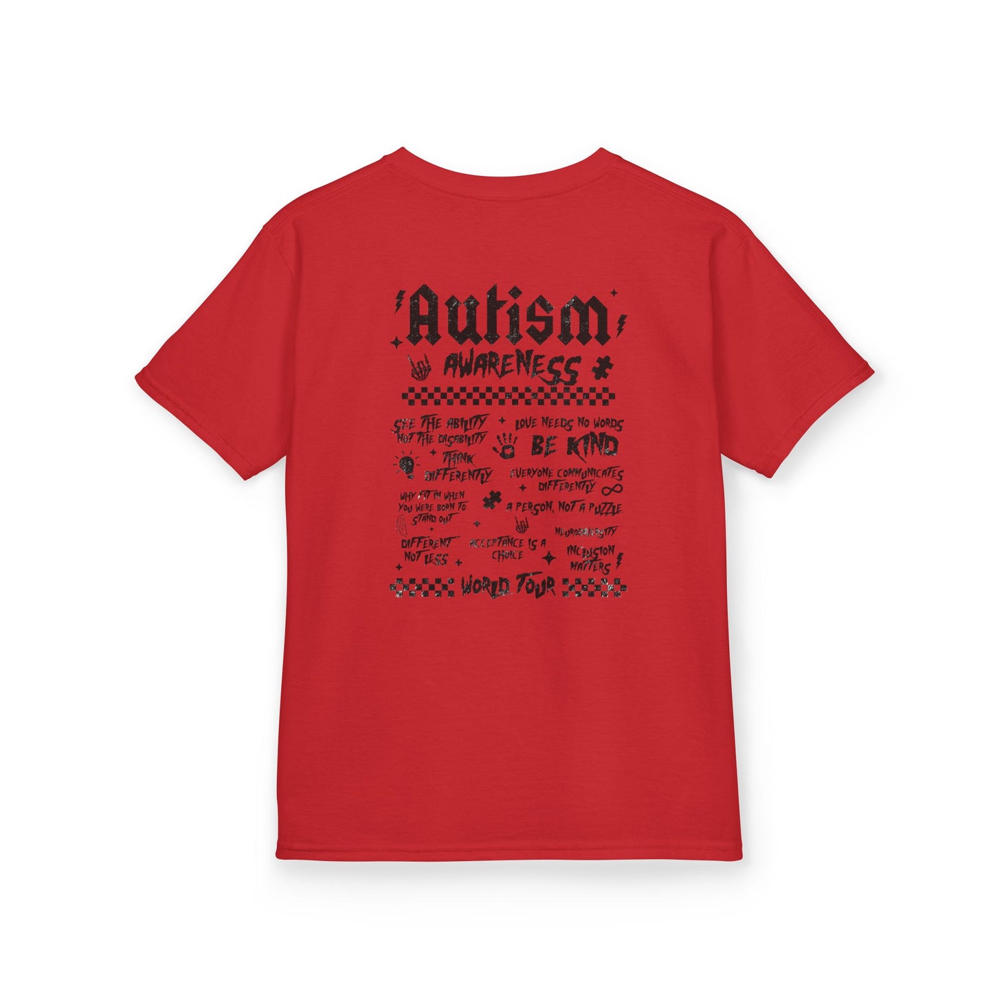 Kids Autism Awareness World Tour Design