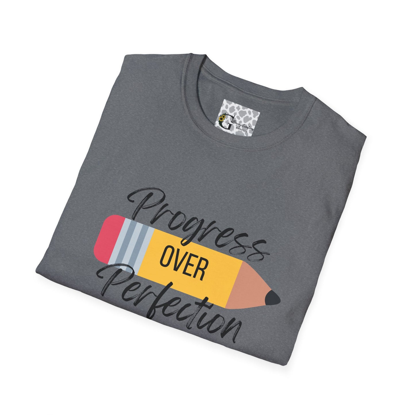 Progress Over Perfection Teacher T-Shirt