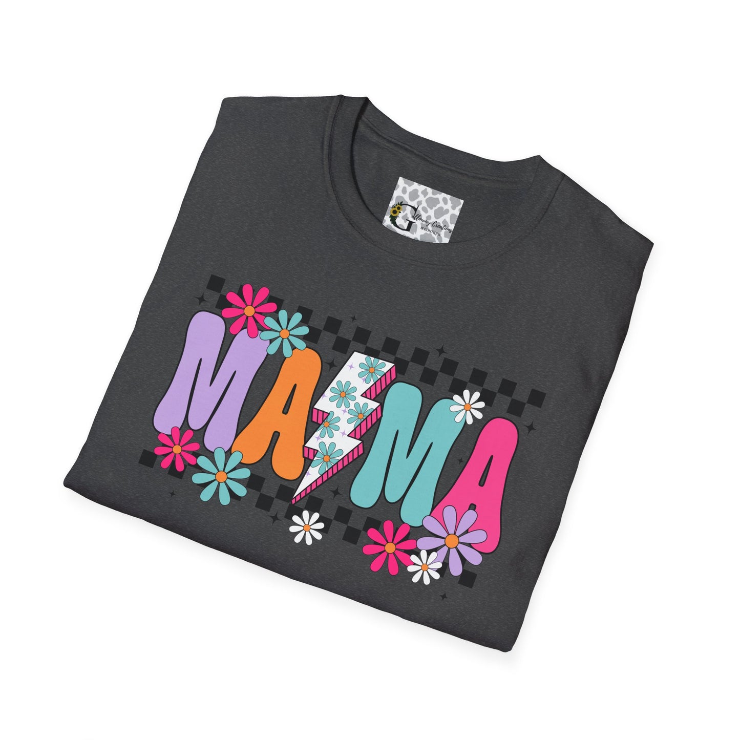 Vibrant 'Mama' Floral T-Shirt