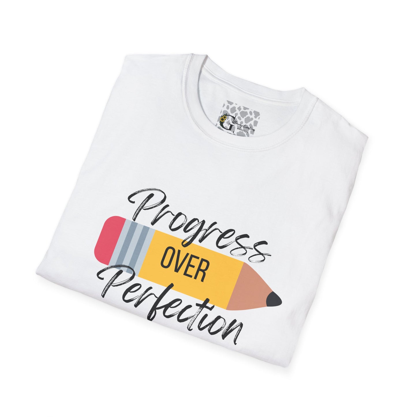 Progress Over Perfection Teacher T-Shirt