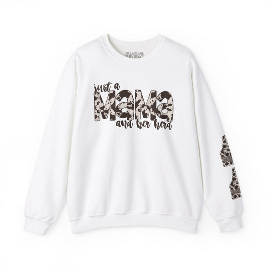 Personalized Mama and Herd Crewneck Sweatshirt