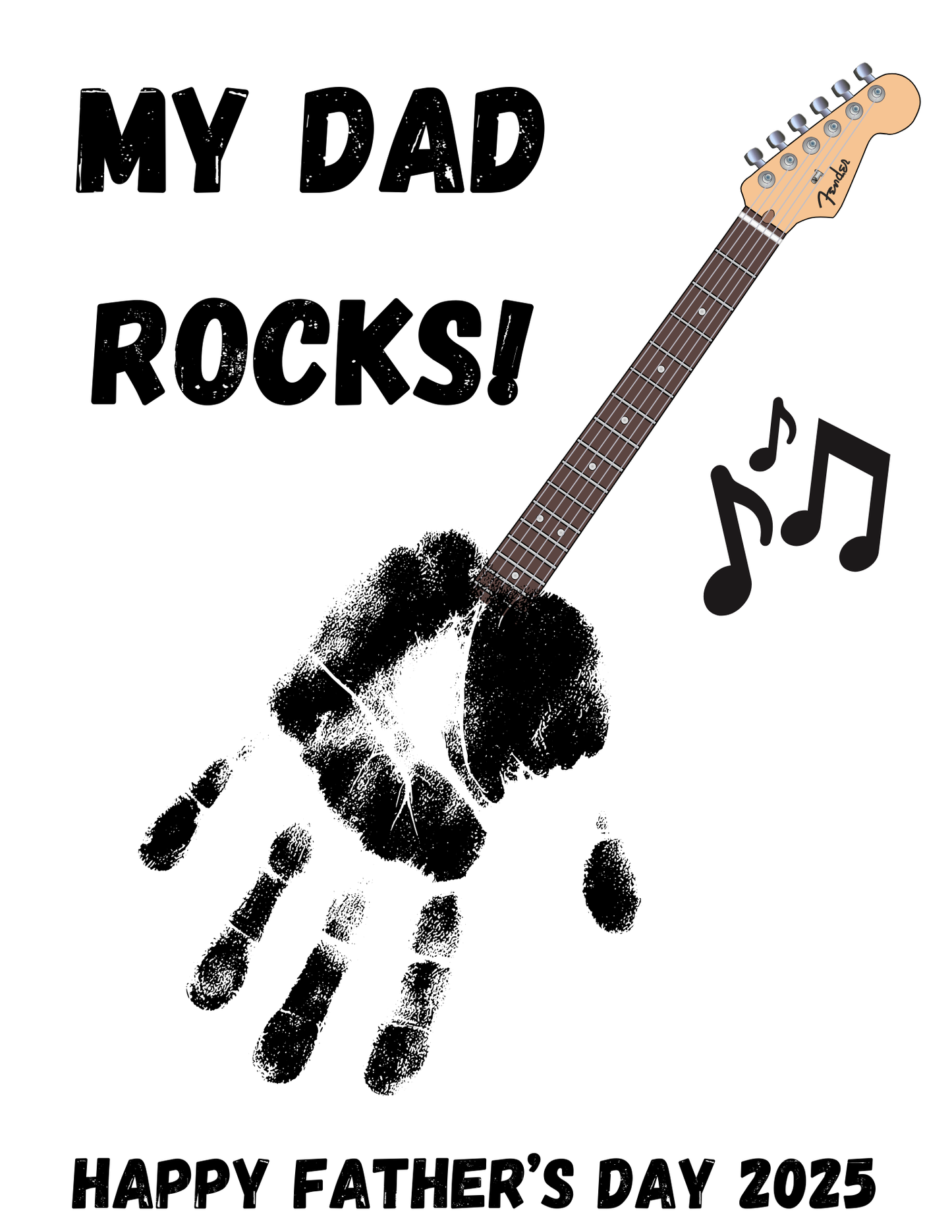 "My Dad Rocks!" DIY Father's Day Printable