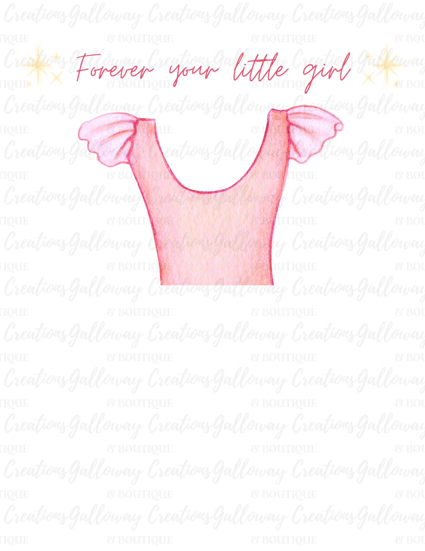 "Forever Your Little Girl" DIY Father's Day Printable
